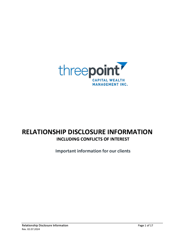 Relationship Disclosure Information document cover