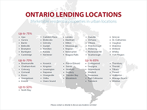 Ontario Lending Locations document cover