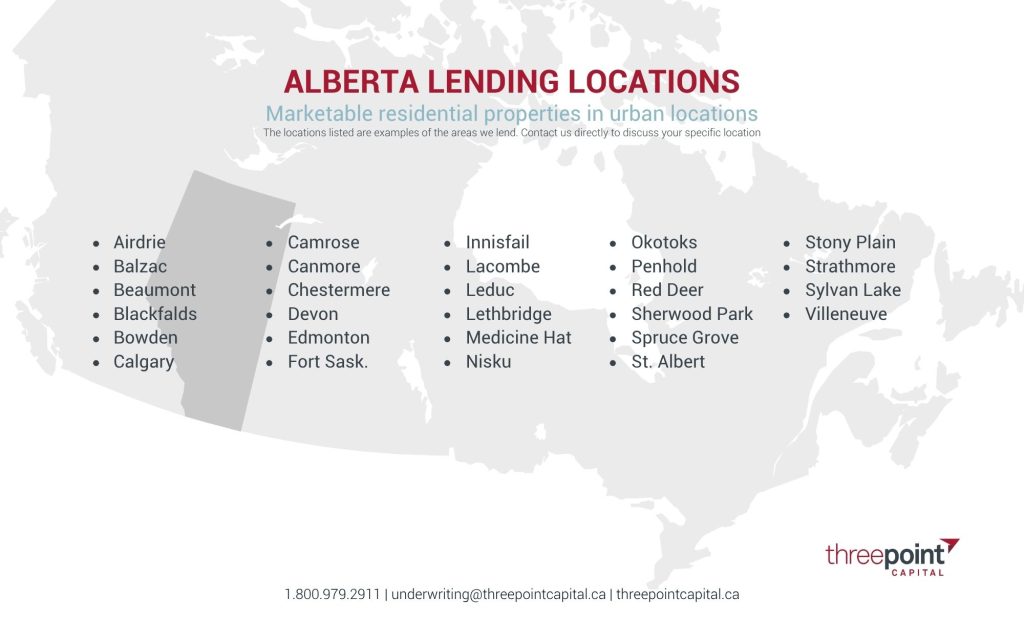 Alberta Lending Location List