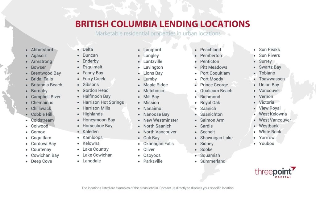 Lending Locations BC