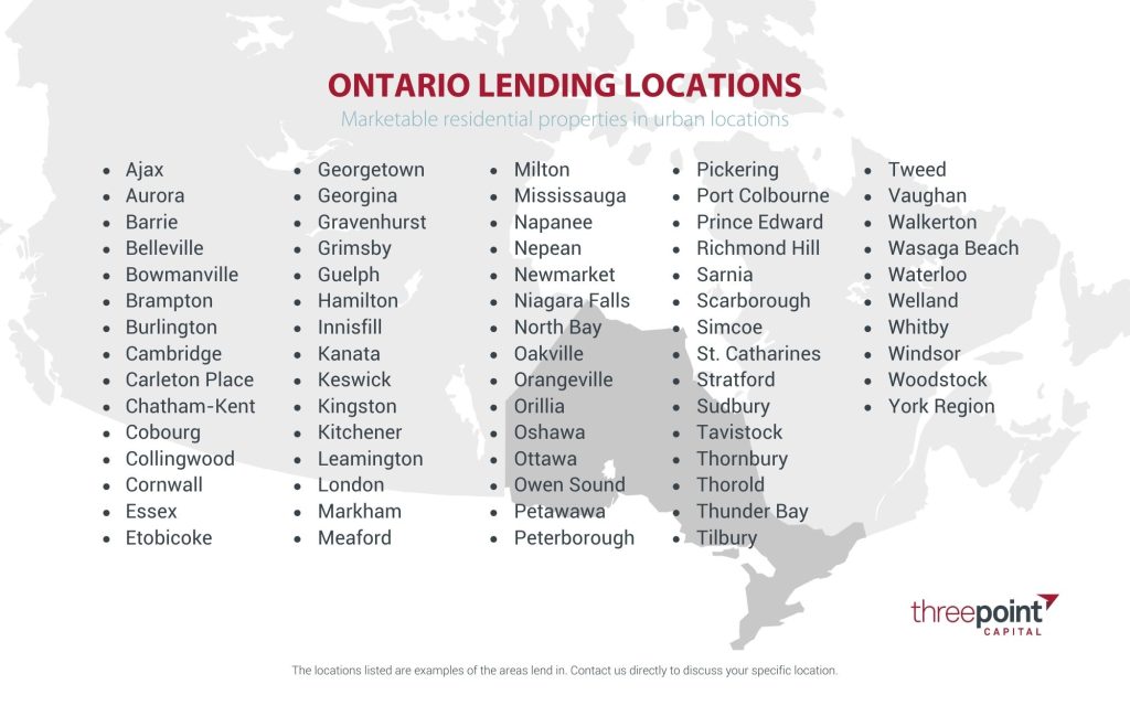 Lending Locations Ontario